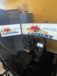 Simulateur de conduite près d' Archiac